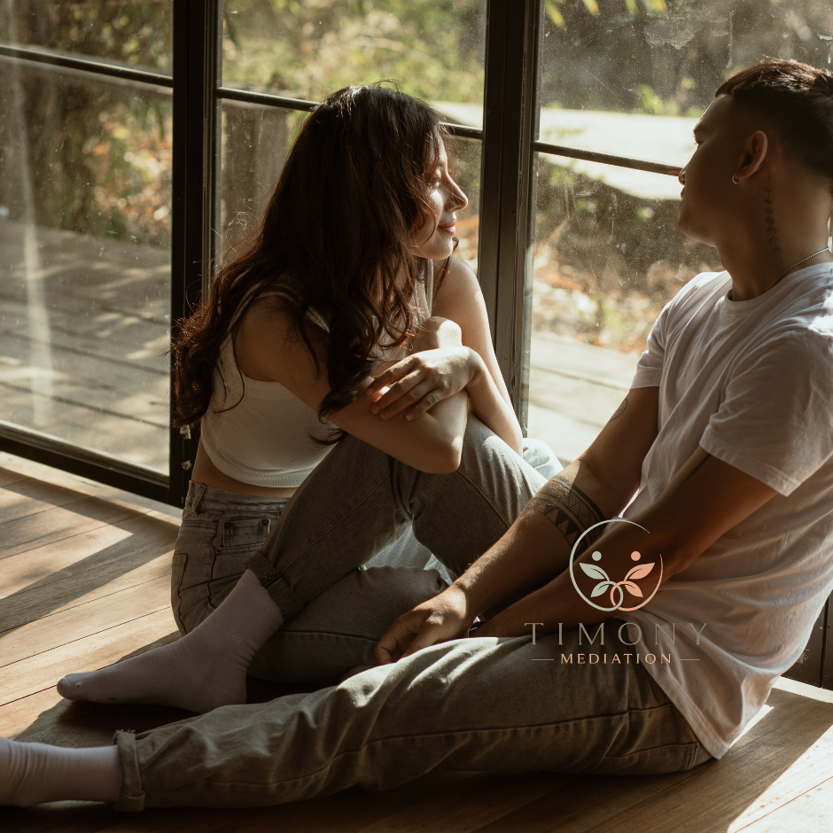 Mediator supporting a separating couple through mediation